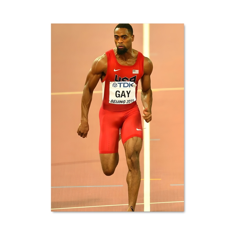 Poster Runway Rouge – affiche Athlétisme